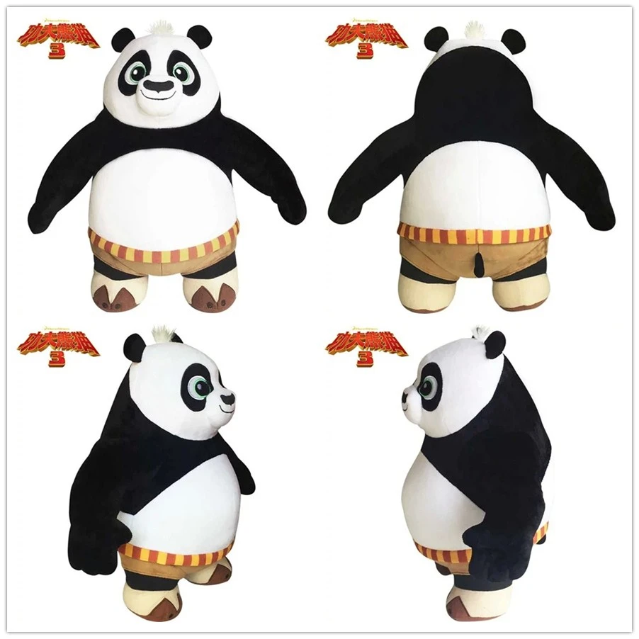 

New Hot 35cm Cartoon Kung Fu Kungfu Panda 3 Stuffed Animal Toy Panda Plush Toy Soft Doll For Kid Birthday Gift 1pc