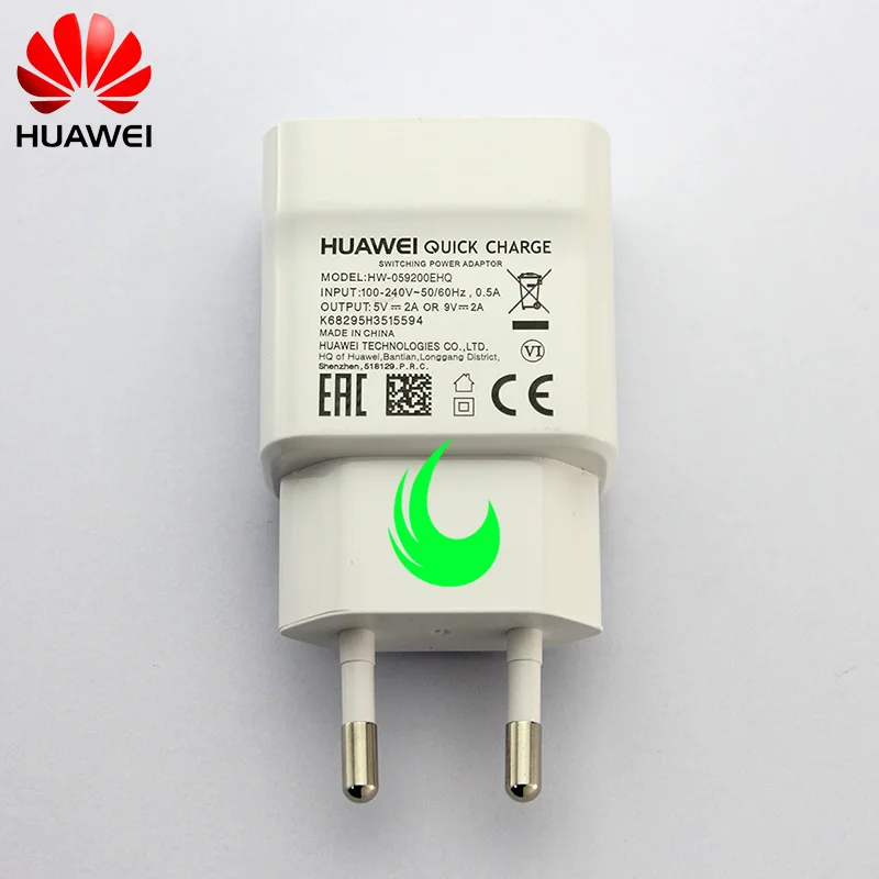 Оригинальный huawei P20 lite зарядное устройство QC 2 0 Quick 9V 2A адаптер быстрой зарядки USB