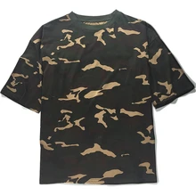 2016 Brand New Hip Hop Camouflage Boy Classic T-shirt Men Funny Short Sleeve T Shirts Fashion Camo Tee Tops Rock TShirts