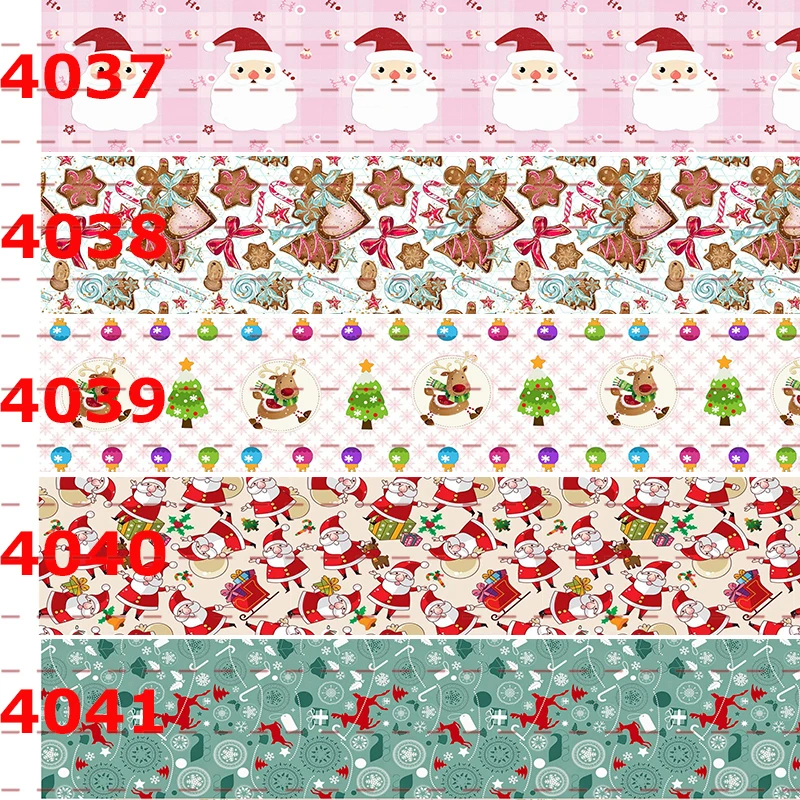 

50 yards cute cartoon mix pattern beautiful printed grosgrain ribbon DIY