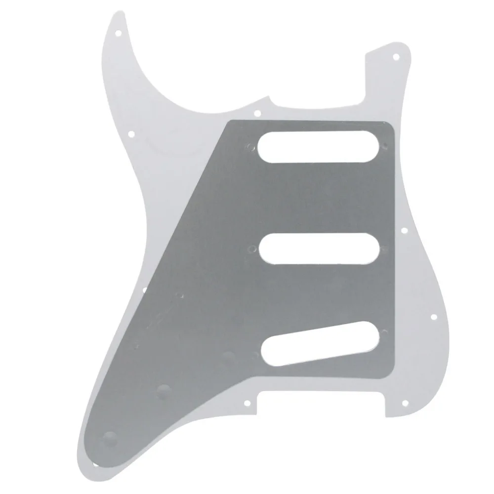 Новый 4Ply 11 отверстий для электрогитары накладка SSS Strat Scratch Plate & Tremolo Полость