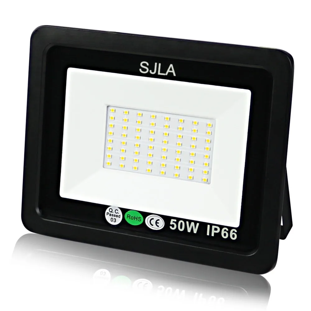 

SJLA Warranty 5Years Waterproof IP66 Outdoor Wall Garden Spot Refletor Exterior Security Foco Lamp 110V 220V 50W Led Flood Light