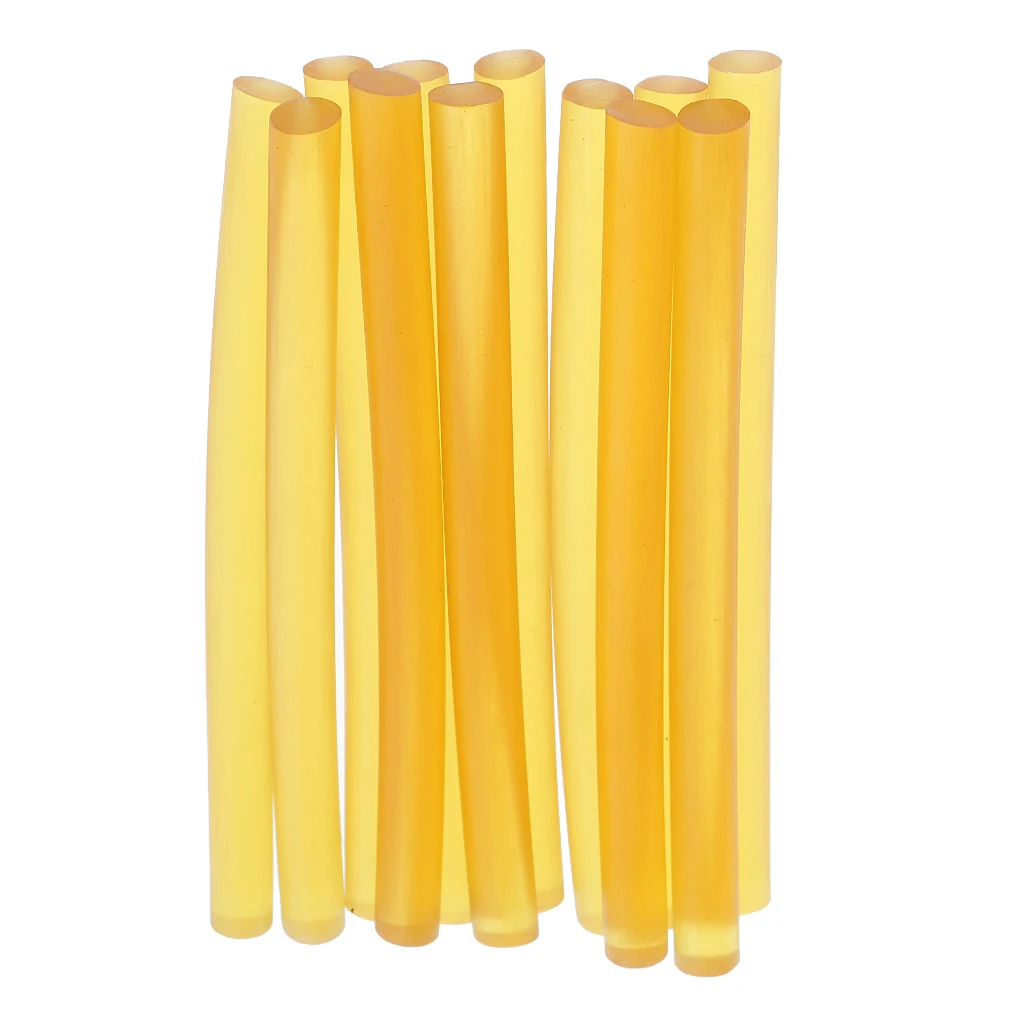 12 шт. 7,5 мм клеевые палочки для наращивания волос Fusion желтый коричневый черный Инструменты для укладки волос аксессуары