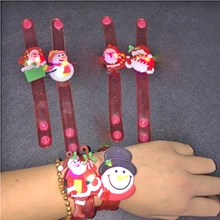 2018 1pc/lot Watch Led Glow Light Up Emitting Hand Ring Toys Wristband Bracelet Kid Chrismas Flashing Bangle Party 1pcs lot kid watch