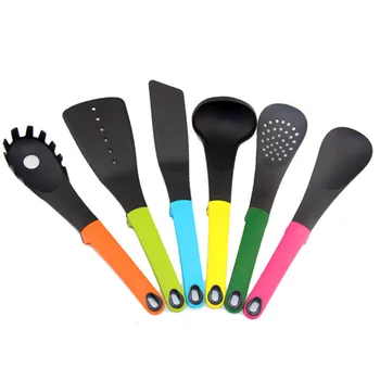 

6-Piece Kitchen Utensil Set Multi-Color Heat-resistant Elevate Kitchen Cooking Non stick