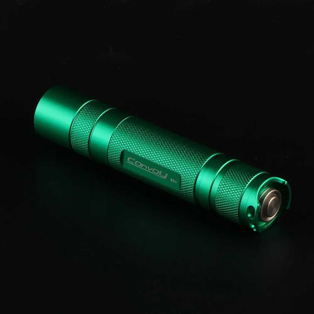 Convoy S2 + зеленый Cree XML2 U2-1A EDC светодиодный фонарик фонарь Самозащита для кемпинга