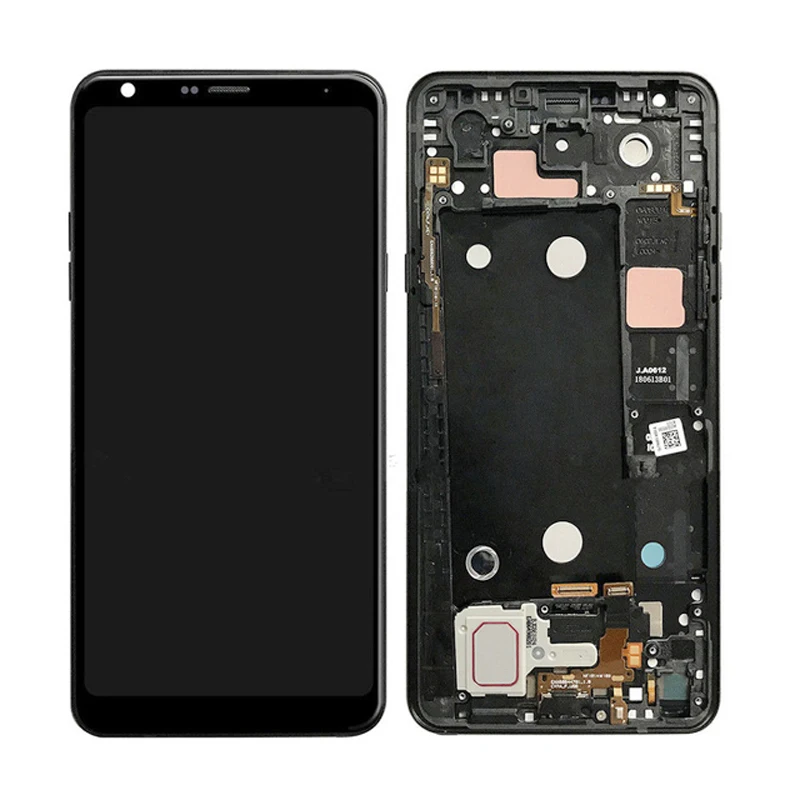 

For LG Q Stylo 4 Q710 LCD Display Touch Screen Digitizer Assembly + Frame Q710MS Q710CS Black Free Shipping