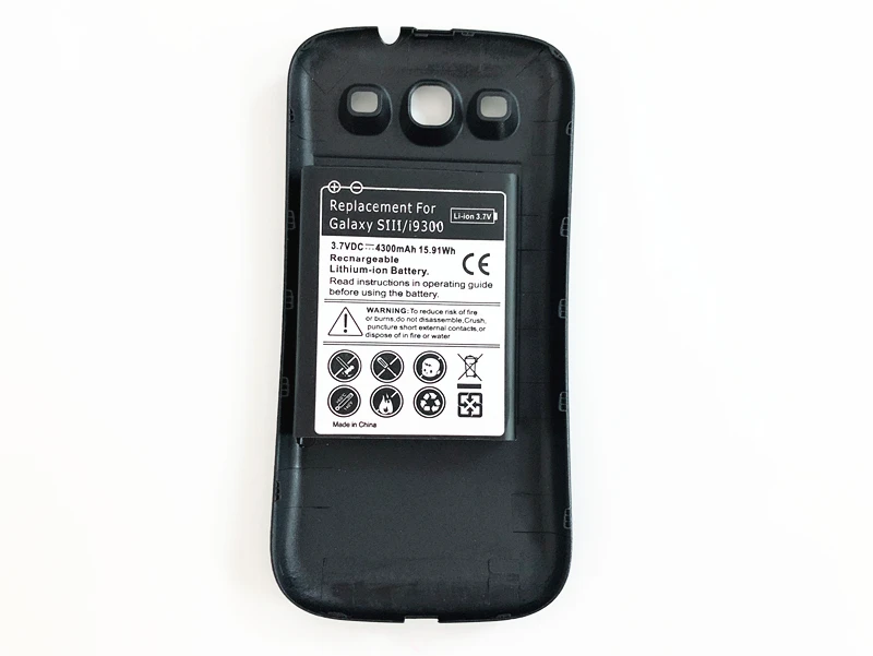 Батарея i9300 для samsung Galaxy S3 GT-i9300, расширенная батарея с задней крышкой, чехол 4300mAh SIII i747 s3 батарея