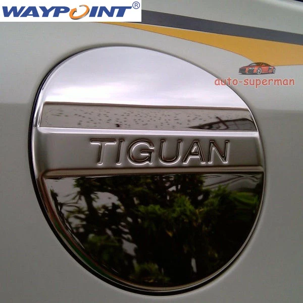 

304 Stainless Steel fuel door gas cover tank cap Chrome For VW tiguan 2009-2016
