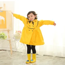 80~ 130 см для маленькой принцессы стиль полиэстер мультфильм плащ детская одежда для девочек школьные толстовки дождевики малыша студенты пончо с капюшоном