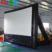 Открытый надувной проекционный экран воздушный фильм экран надувной ТВ экран кино(4x3 м/13.12x10ft