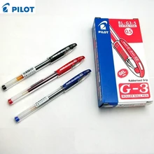 Гелевая ручка 0,7 мм, японский пилот, BL-G3-7, стандартная ручка для подписи, для офиса и школы, Ручка-роллер, 12 шт./партия