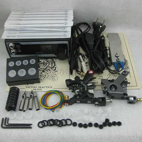 

Two Tattoo Machine Digital LCD Power Foot Pedal Clip Cord Set Kit Supply TKS201
