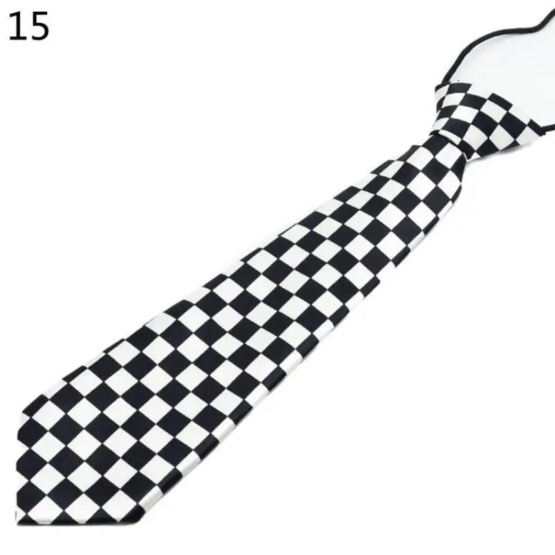 Fashion Boys Girls Kindergarten School Uniforms Children's Ties Striped Plaid Necktie