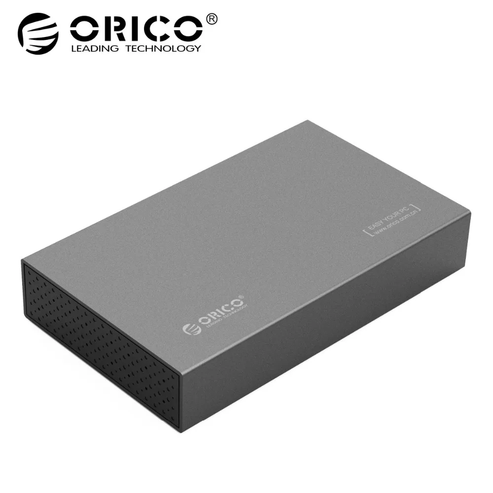 

ORICO Aluminum 3.5 inch USB 3.0 to SATA3.0 Hdd Case High Speed External Hard Drive Enclosure Tool Free Box up to 8TB 3.5" HDD