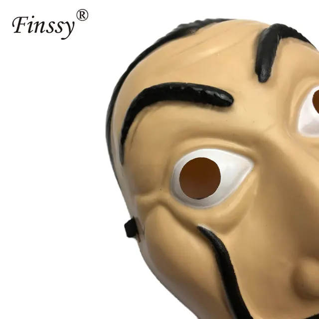 Money Heist The House of Paper La Casa De Papel Mask for Men Women Salvador Dali Mask Halloween Carnival Christmas dali Mask -
