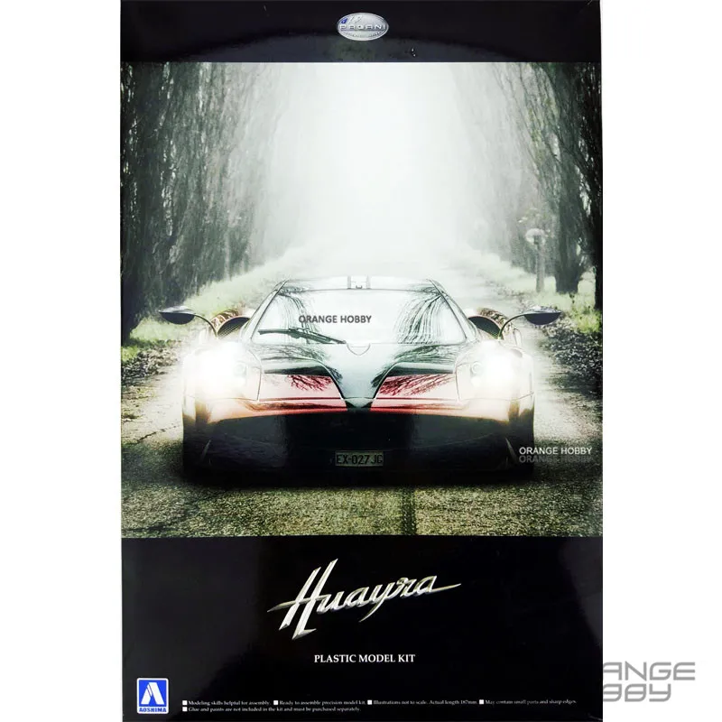 

OHS Aoshima 01091 1/24 Huayra Scale Assembly Car Model Building Kits oh