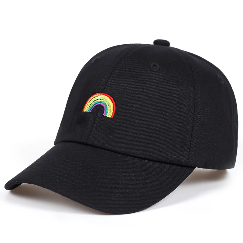 قبعة بيسبول عالية الجودة للجنسين الرجال النساء العلامة التجارية القطن قوس قزح Snapback القبعات الهيب هوب قبعات أبي قبعة العظام جاروس