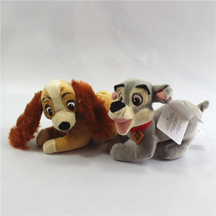 lady and the tramp plush dolls