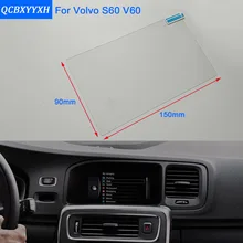 Автомобильный Стайлинг 7 дюймов gps навигации Экран Сталь Стекло Защитная пленка для Volvo V60 S60 Управление из ЖК-дисплей Экран автомобиля Стикеры