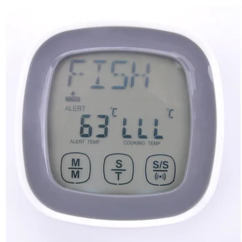 

Digital Touch Screen BBQ Food Thermometer Electronic Tape Probe Kitchen Food Thermometer