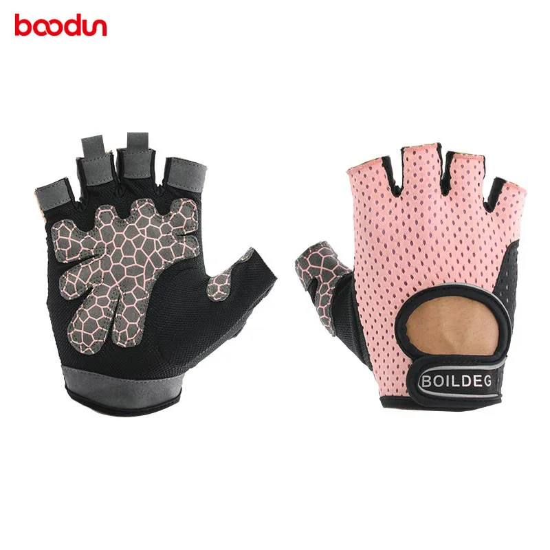 Summer Breathable Fitness Gloves Silicone Yoga Outdoor Sports Hal Finger Weight Lifting Gloves Body Building Equipment 7171030