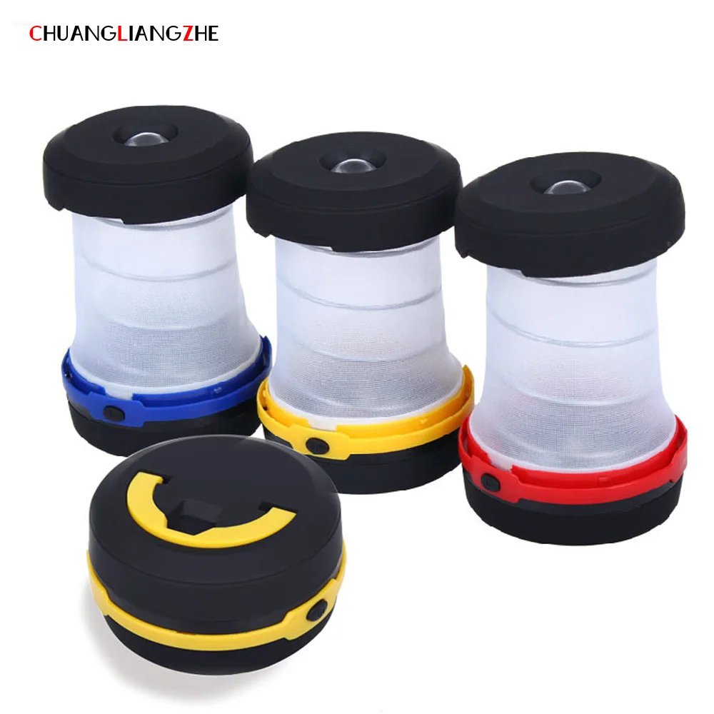 CHUANGLIANGZHELED Multi function Telescopic Portable Lantern Camping