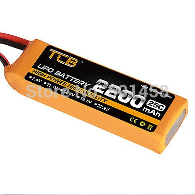 14.8V/4S 2200mAh 25C LiPo Battery Hot sale RC hobby parts wholesale Freeshipping