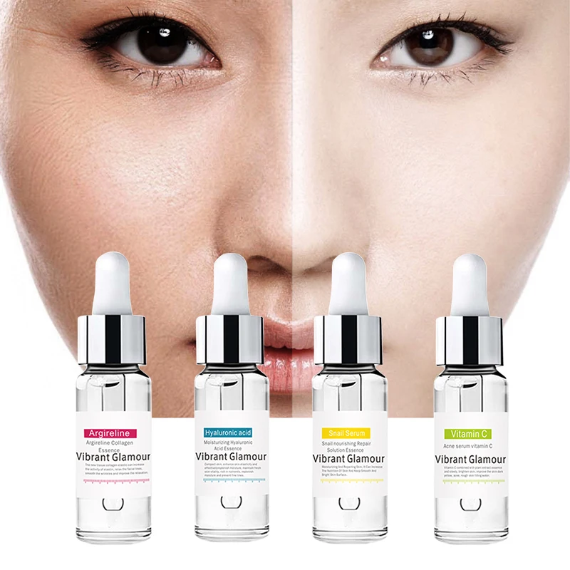 

1 bottle VIBRANT GLAMOUR Facial Serum Liquid Vial Essence Anti-Aging Wrinkle Lift Firming Repair Whitening Skin Care