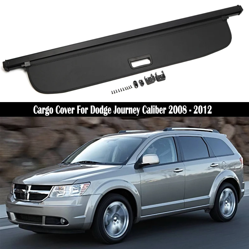 

Rear Cargo Cover For Dodge Journey Caliber 2008 2009 2010 2011 2012 privacy Trunk Screen Security Shield shade Auto Accessories