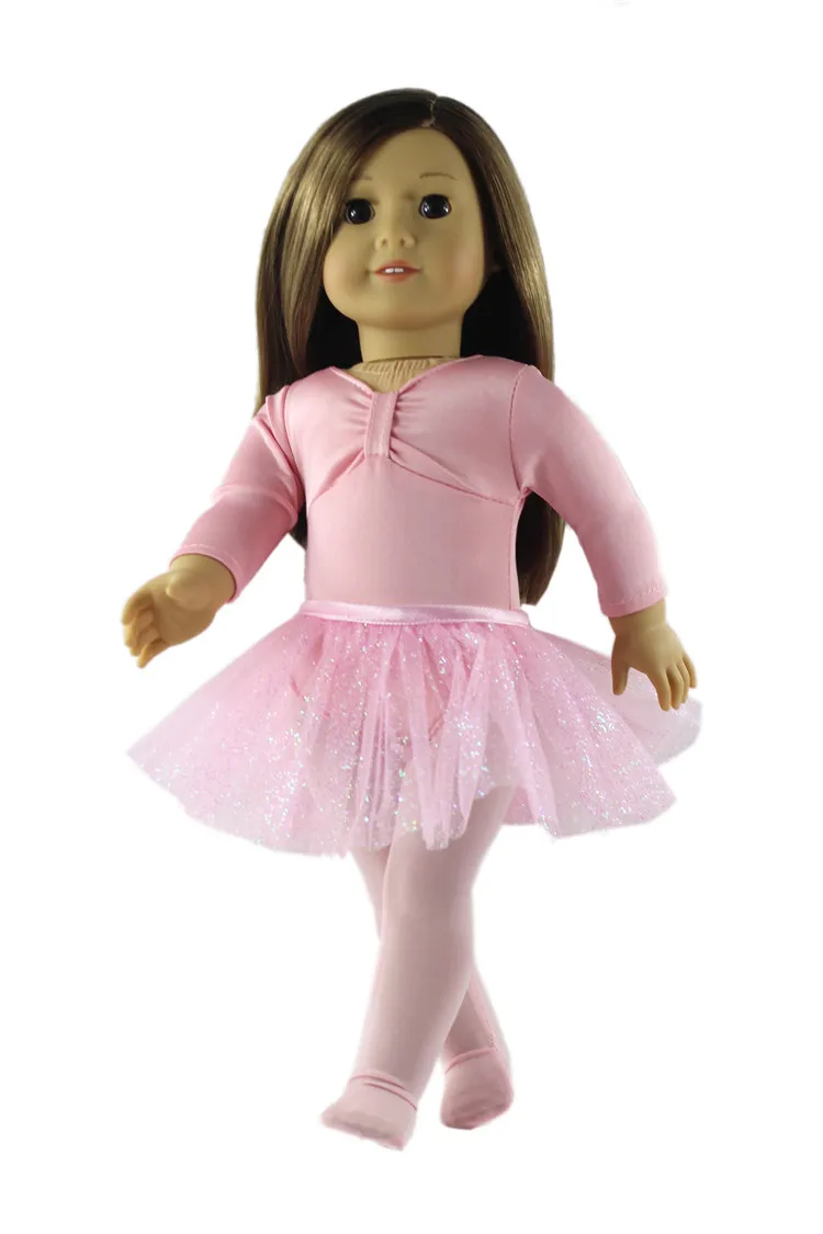 

Skinny Ballet Dance Set Skirt Dress Outfit Clothes for 18 inch Girl/Our Generation/My Life/Journey Doll