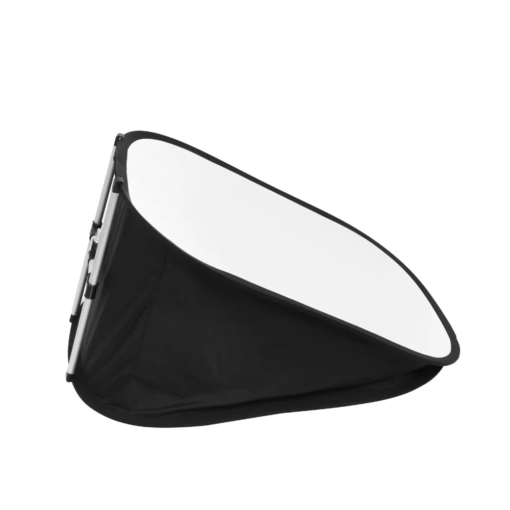 

70CM x 100CM Floor Flash Softbox Reflector Integrated Folded Portab with H Bracket For Flash Speedligh