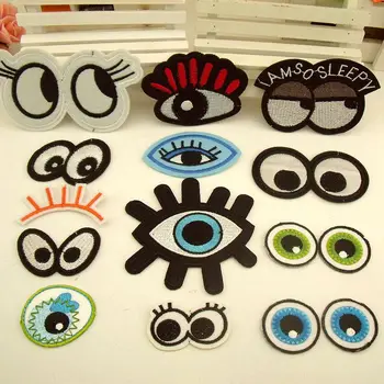

Fashion clothes patch pants decoration flower small accessories ironing sewing holes patch eyes iron on transfers for clothing