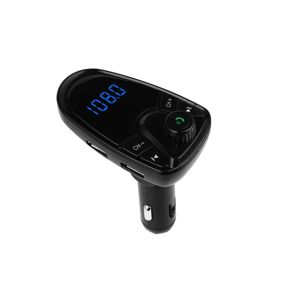 Handsfree комплект беспроводной связи bluetooth для автомобиля fm-передатчик TF карта ЖК-дисплей MP3 плеер двойной USB 2.1A автомобильное зарядное устройство для телефона зарядное устройство