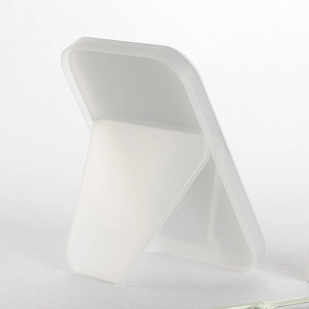 بسيطة HD السيدة للطي للطي مرآة لوضع مساحيق التجميل سطح المكتب المرآة البالونية كبيرة سطح المكتب الحمام الجمال الأميرة مرآة LO611527