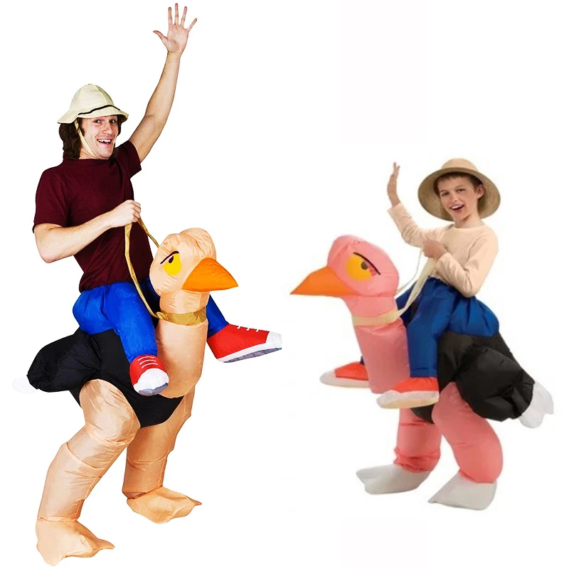 Inflatable Costumes For Adults Halloween Ollie Ostrich Costume Venice
