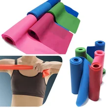 Yoga bandas de resistencia pilates estiramiento entrenamiento entrenamiento ejercicio gimnasio band ejercicio gimnasio de goma elástica 1.5 m