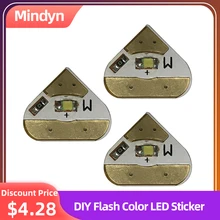 Electronic Color LED Stickers Children DIY Handmade Painting Educational Circuit Material Handcrafted Puzzle Toys Card Crafts