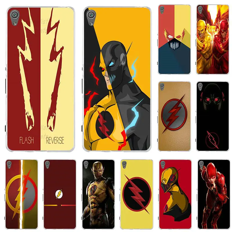 

Reverse Hero Flash For Sony Xperia Z Z1 Z2 Z3 Z4 Z5 Compact Z5 Premium M2 M4 M5 E3 E5 T3 XA Clear Soft Mobile Phone Cases