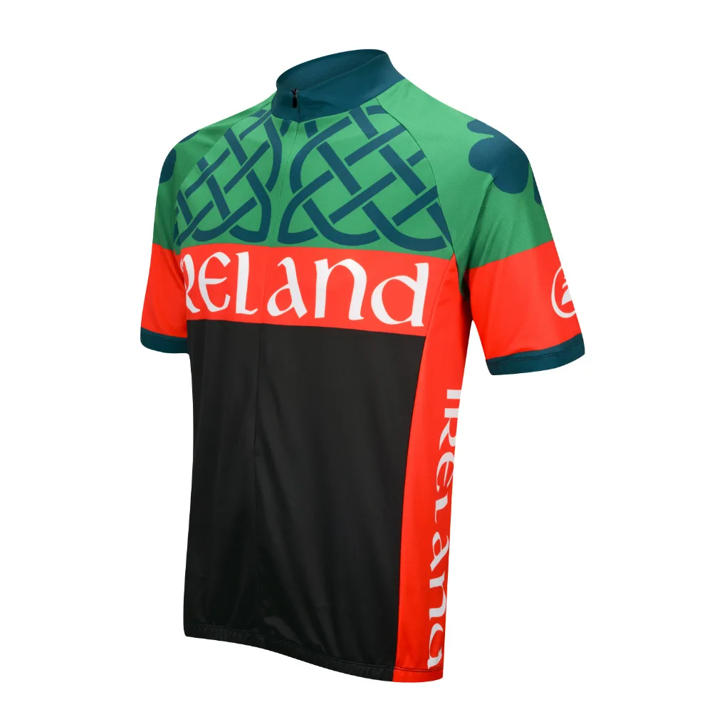 men 2018 Ireland cycling jersey green maillot ciclismo ropa bike jersey