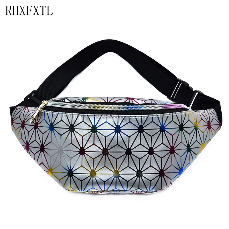 

RHXFXTL Women Waist bag ladies belt bag fashion waterproof PU high quality chest strap handbag pack Waist Pack Ladies pocket H71