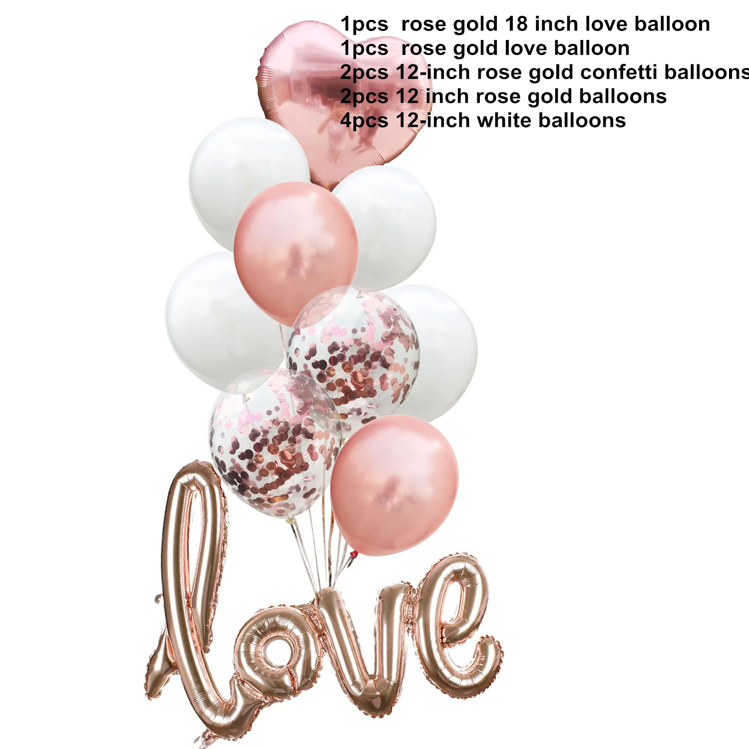 12 дюймов латексные гелиевые шары для детского душа Свадебные украшения Globos День Святого Валентина С Днем Рождения декоративный воздушный шар 10 шт, Q - Цвет: Rose Gold 10pcs