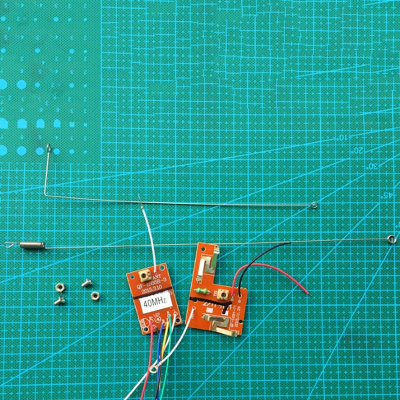

1 set for toy car RC remote control 40Mhz 4.5v-6v circuit PCB transmitter&receiver board Radio system