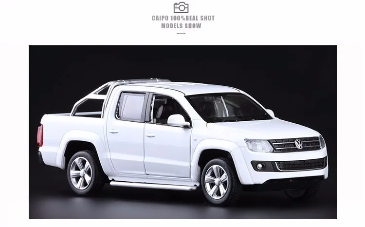 Высокая имитация изысканный Caipo автомобильный Стайлинг Volkswagen Модель Amarok 1:30 сплав модель грузовика быстрая фруктовая для детских игрушек Коллекция