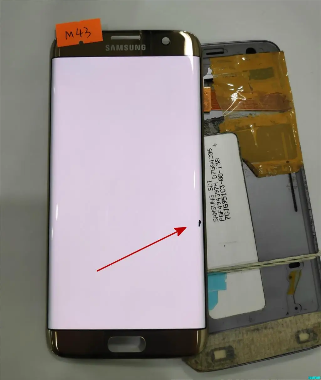 NO.M43 for Samsung Galaxy S7 edge G935F G935FD Defect lcd