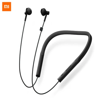 

New Coming Xiaomi Bluetooth Collar Earphone Youth Edition With Mic Hybrid Dual Driver Fashion Sport Running Neckband Earphones