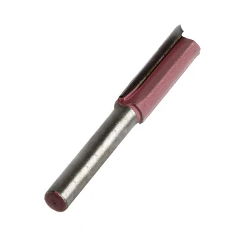 

1/4 "Shank 3/8" Blade Woodworking Double Flutes Straight Router Bit Cutter New