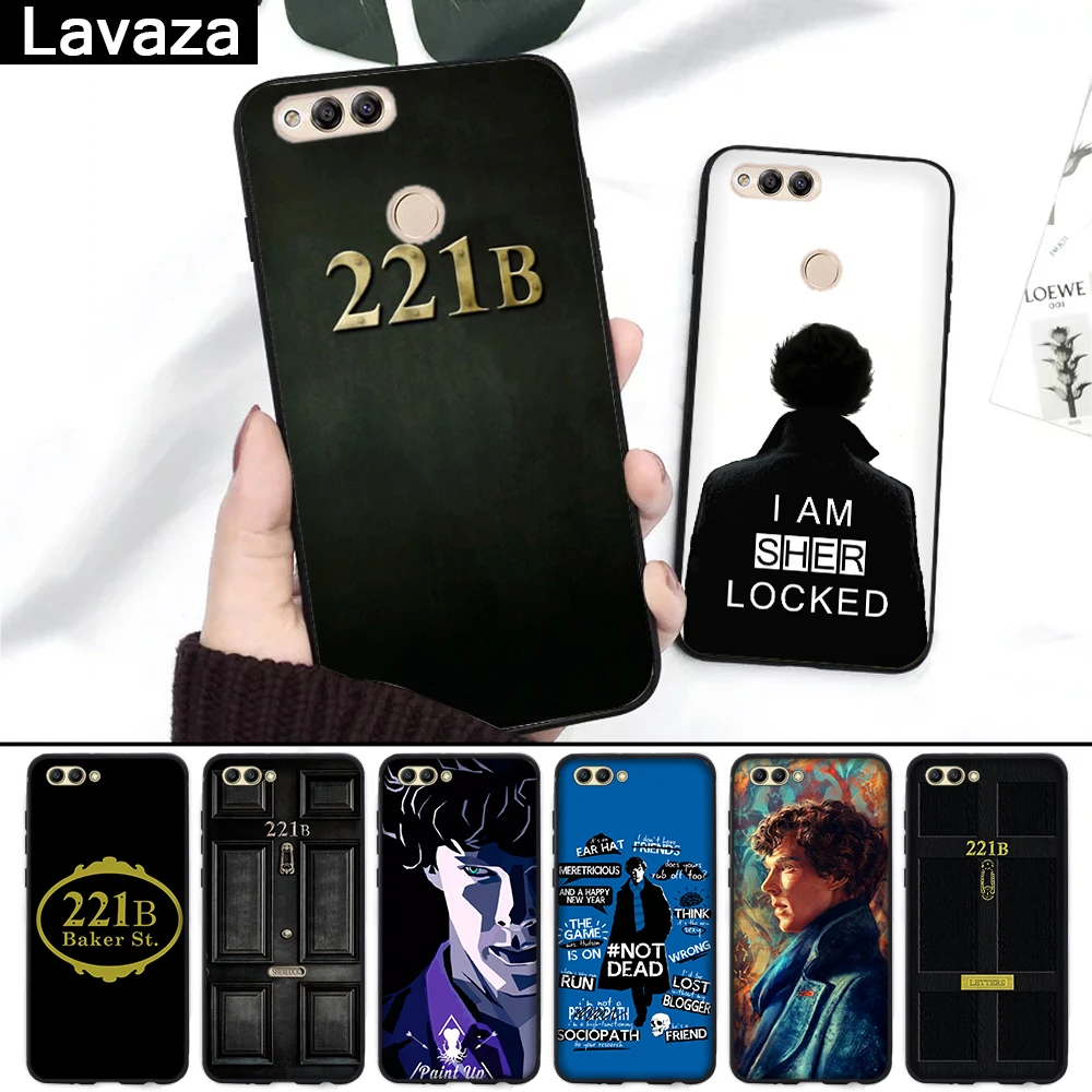

Lavaza Sherlock Holmes Silicone Case for Huawei Honor 6A 7A 3GB Pro 7X 8 Lite 8X 8C 9 Note 10