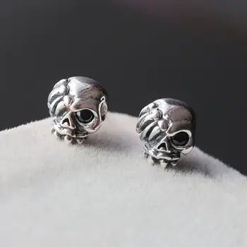 

925 pure silver jewelry wholesale Vintage Mens Tremella Tremella nail punk Thai jewelry