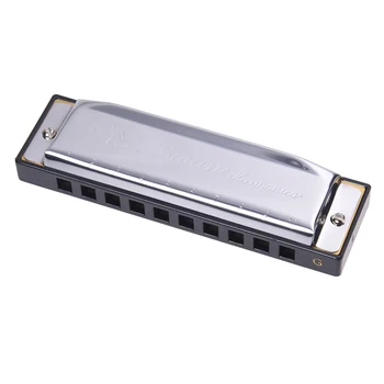 

SEWS Harmonica with 10 holes - silver